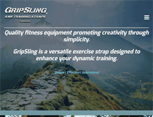 Tablet Screenshot of gripsling.com